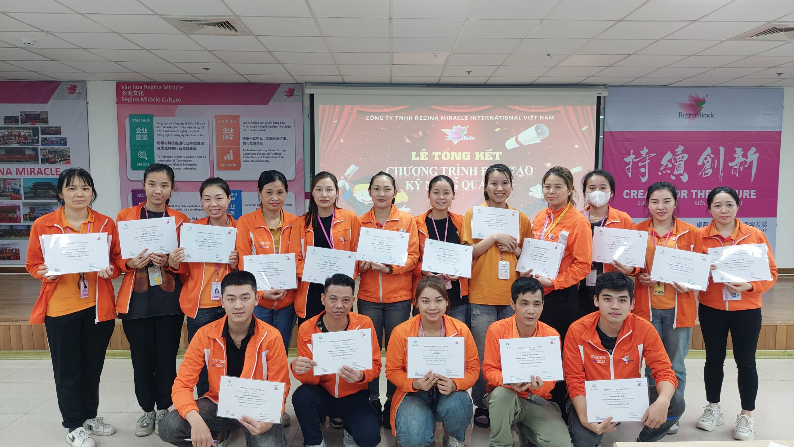 Dự án Supervisory Skills Training-Đào tạo kỹ năng quản lý dành cho chuyền trưởng