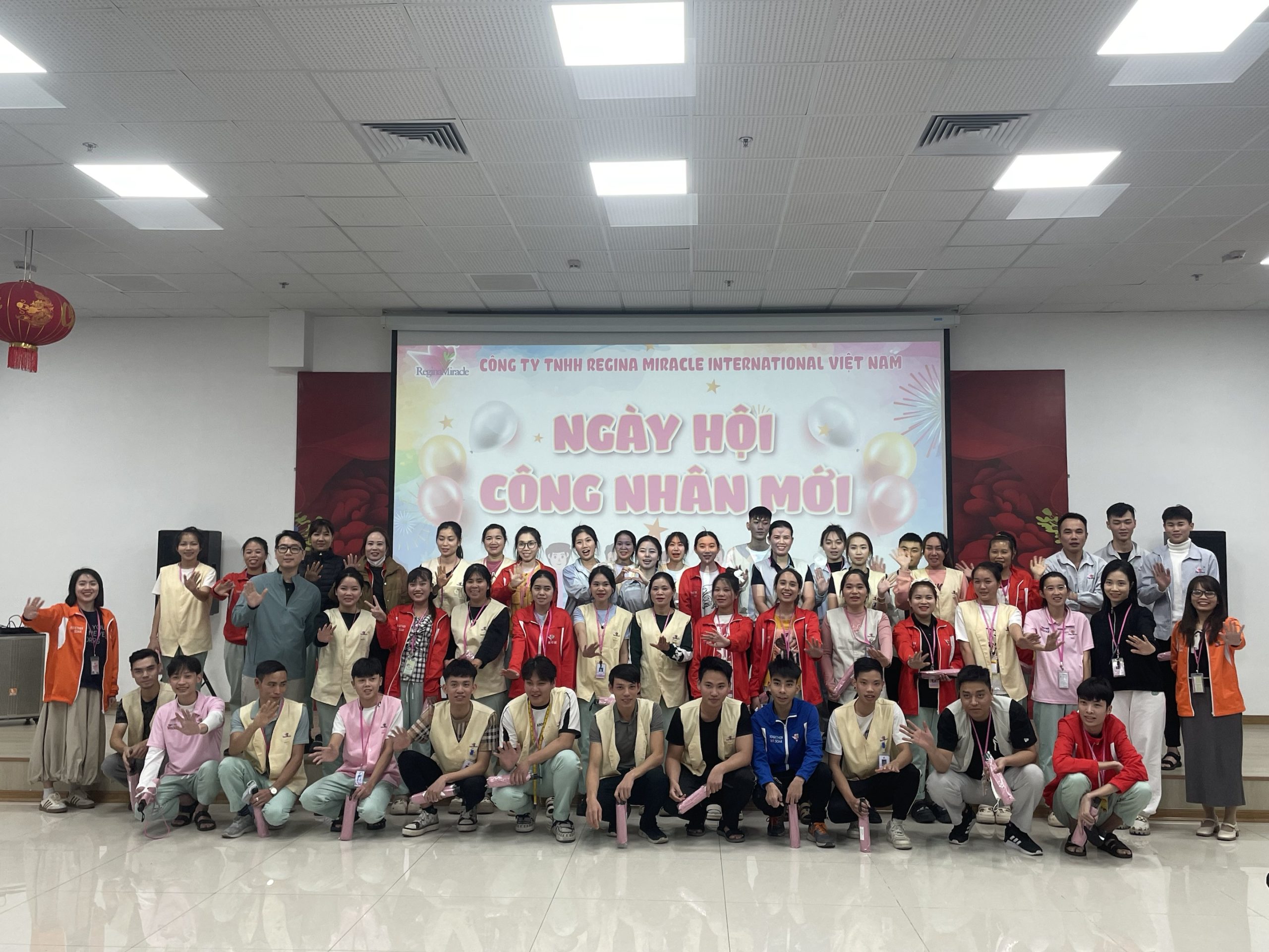CÔNG TY TNHH REGINA MIRACLE INTERNATIONAL VIỆT NAM TỔ CHỨC NGÀY HỘI CÔNG NHÂN MỚI THÁNG 1/2025